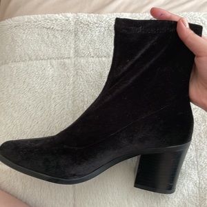 Forever 21 Velour Sock Boot